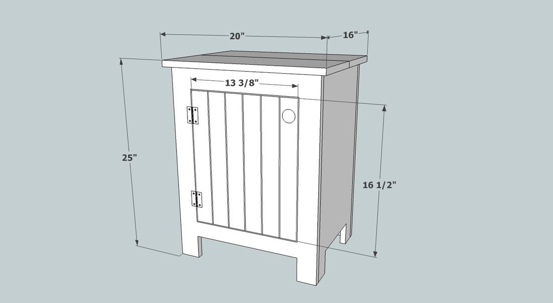 1100x604 Sketchup - Cabinet Sketch