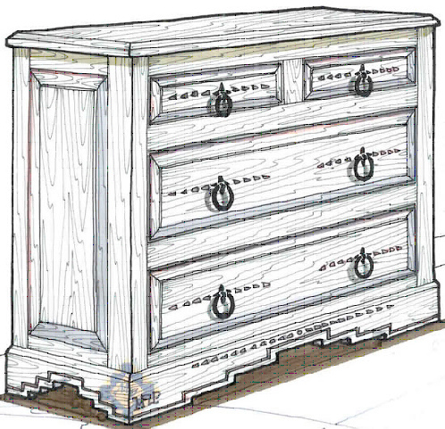 498x481 Cabinet Sketch Sketch Casa Luna - Cabinet Sketch