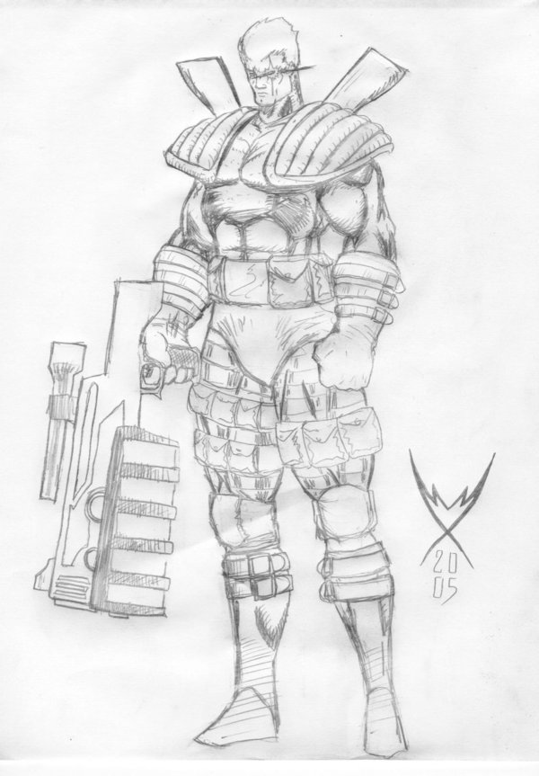 600x863 Cable Sketch By Erickcruz - Cable Sketch