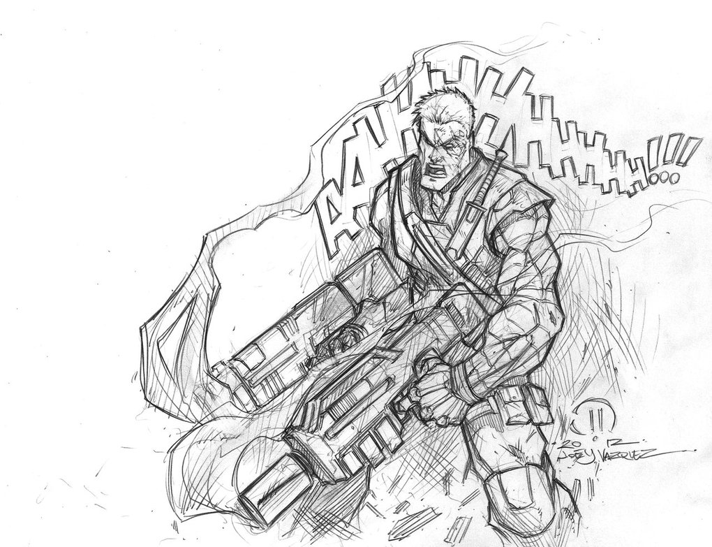 1020x783 Cable Sketch By Joeyvazquez - Cable Sketch