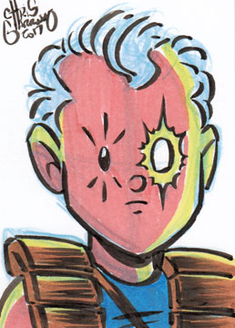 258x360 Chris G Daily Sketch Card - Cable Sketch