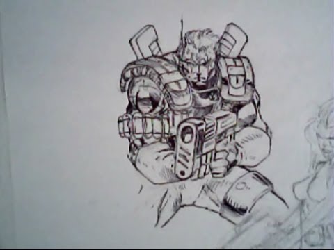 480x360 How To Draw Cable (X Force, Marvel Comics) - Cable Sketch