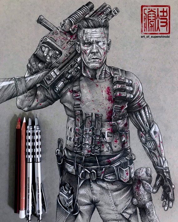 570x713 Items Similar To Original - Cable Sketch