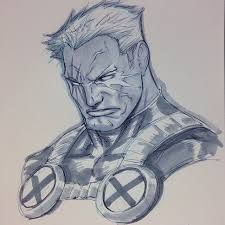 225x225 Resultado De Imagen Para Cable Sketch X Men Heroes - Cable Sketch