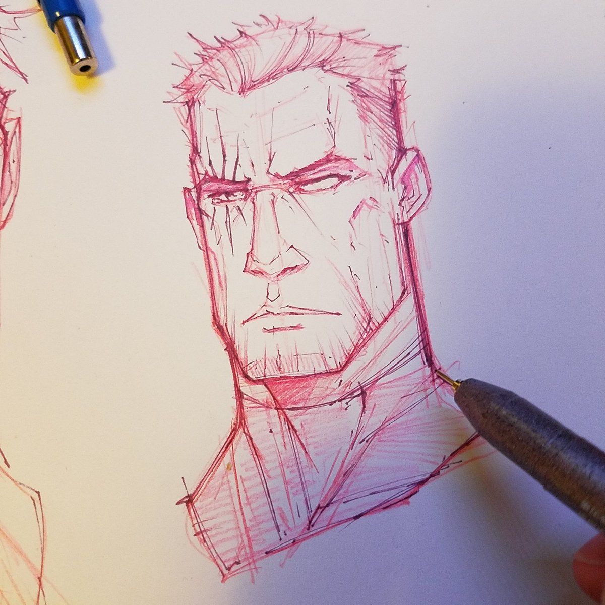 1200x1200 Rob Duenas On Twitter Sketches @ Midnight Quick Cable Sketch - Cable Sketch