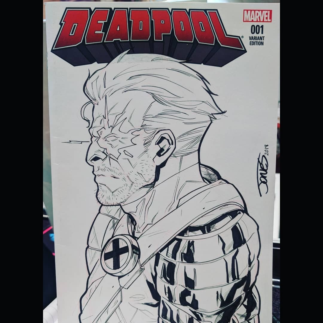 1080x1080 Will Jones [Cherry Capital Comic Con 2018] Cable Sketch Cover - Cable Sketch
