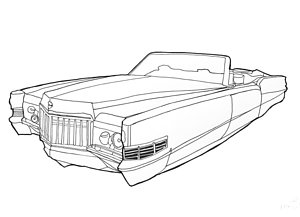 300x217 Cadillac Drawings - Cadillac Sketch
