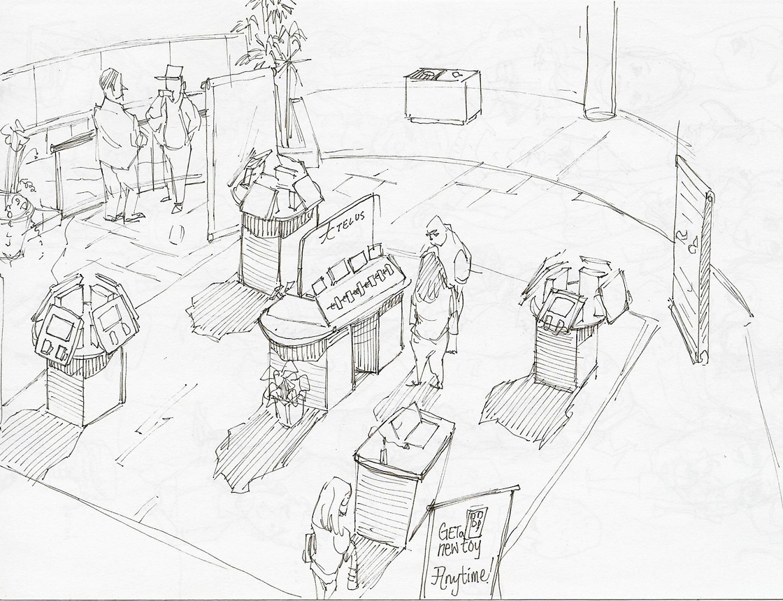 1120x860 Cafe Sketch Art Of Ima - Cafe Sketch