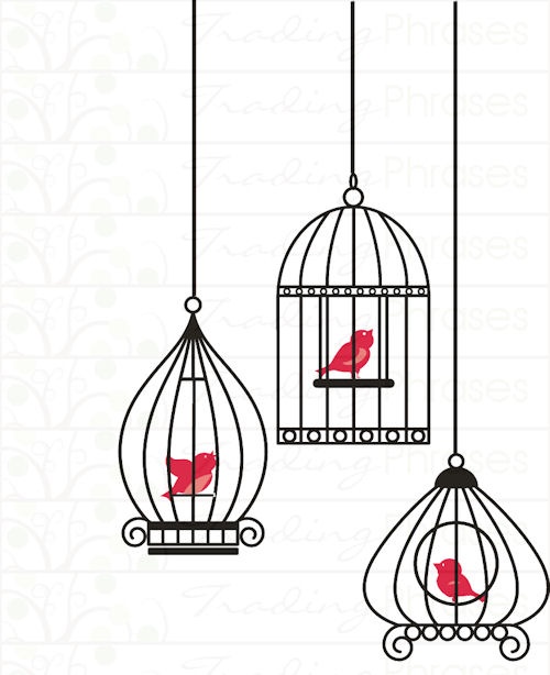 500x614 Drawn Birdcage Cage Sketch - Cage Sketch