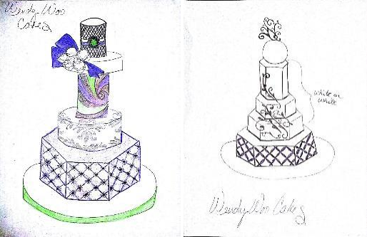 514x333 How To Design A Cake 5 Simple Steps - Cake Sketch