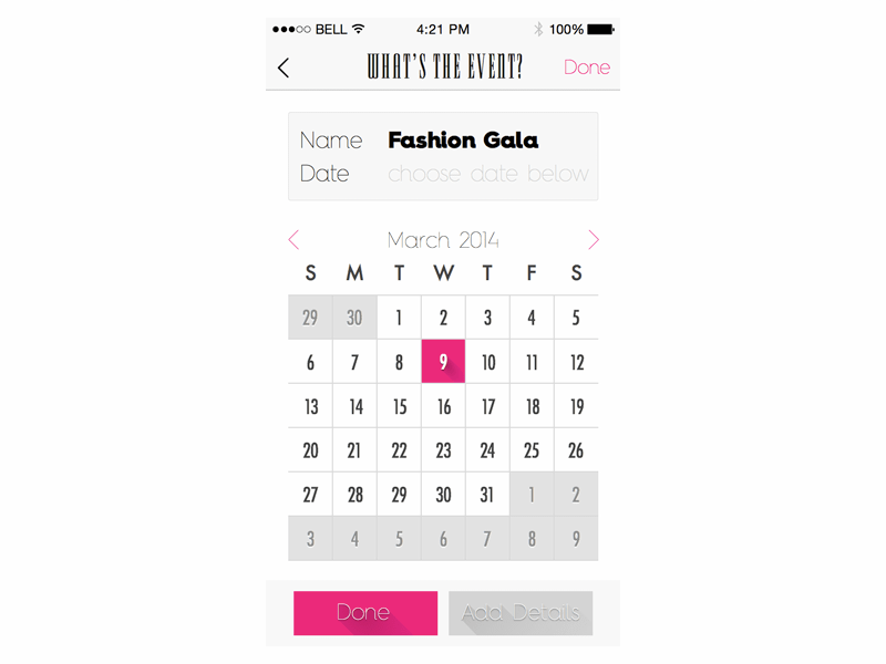 800x600 Ios Ui Kit Calendar Sketch Freebie - Calendar Sketch