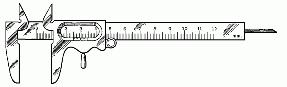 Vernier Caliper Drawing