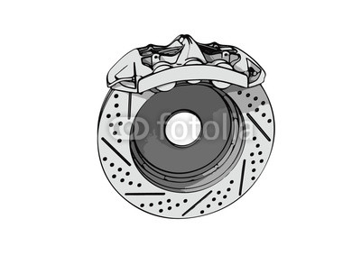400x283 Sketch Of Brake Caliper Vector Buy Photos Ap Images Detailview - Caliper Sketch