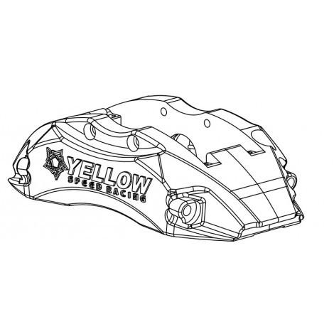 470x470 Buy Yellow Speed Racing Front Brake Caliper Pair - Caliper Sketch