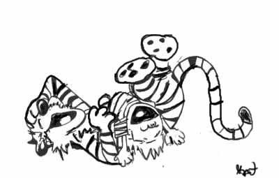 400x255 Calvin And Hobbes Sketch By Oozsinfered - Calvin And Hobbes Sketch