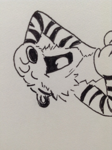 478x640 How To Draw Calvin And Hobbes - Calvin And Hobbes Sketch