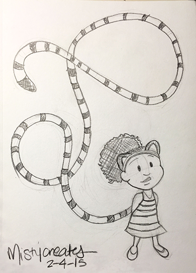 394x549 Sketch Daily - Calvin And Hobbes Sketch