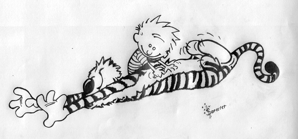 1024x479 Diabolical .sketch Calvin Amp Hobbes. - Calvin Sketch