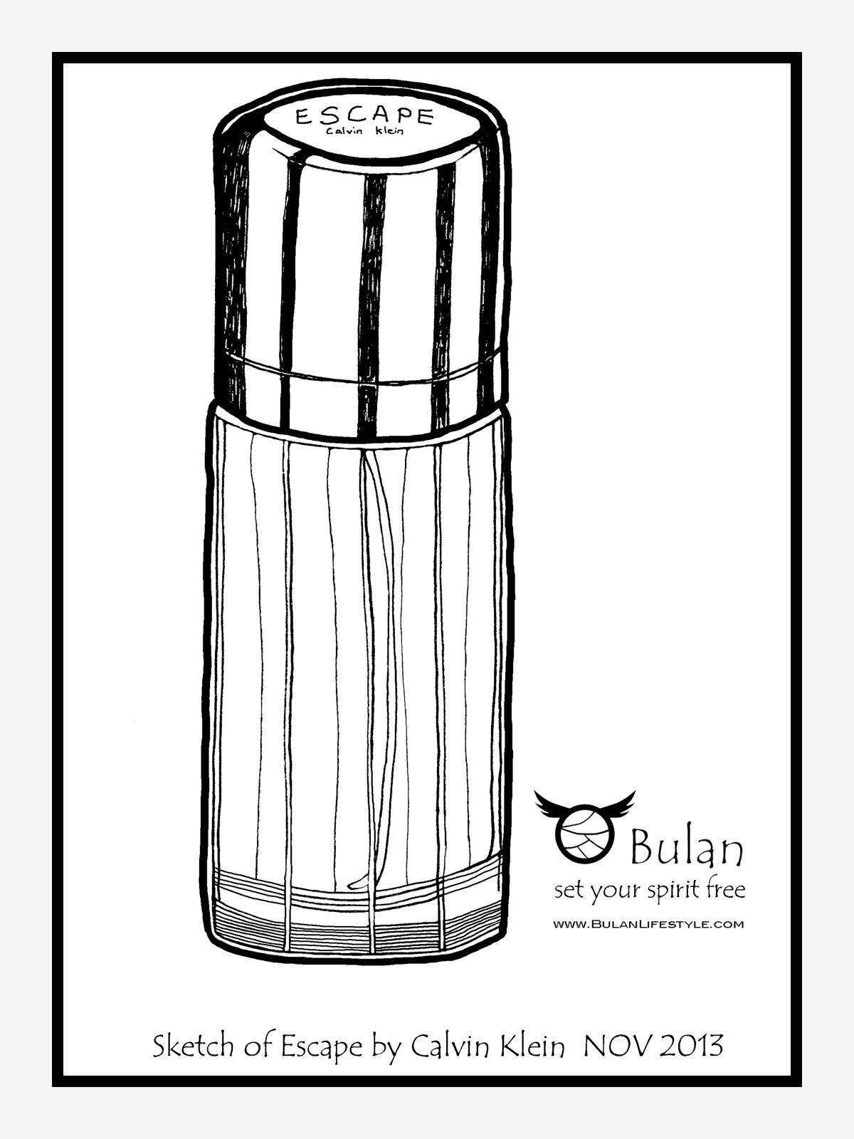 1200x1600 Sketch Of The Day No 194 Escape By Calvin Klein - Calvin Sketch