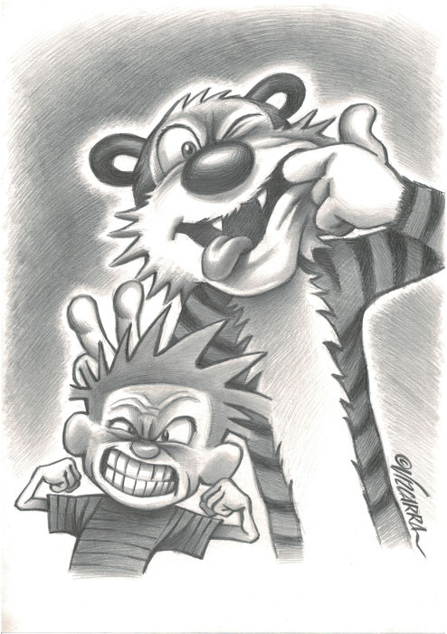 494x700 Vizcarra, Joan - Calvin Sketch