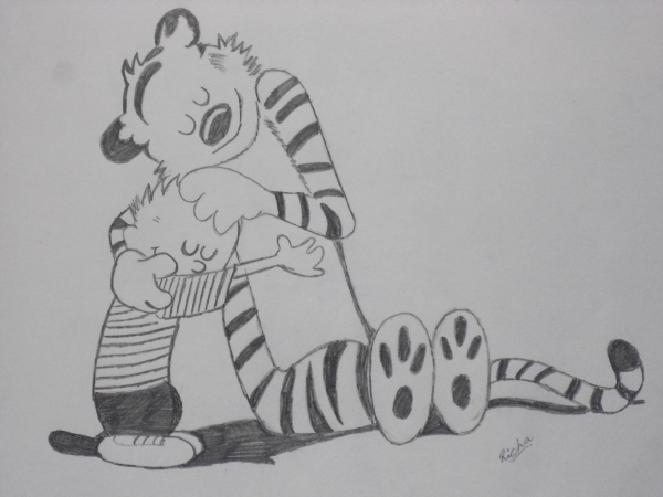 600x450 Calvin Amp Hobbes - Calvin Sketch