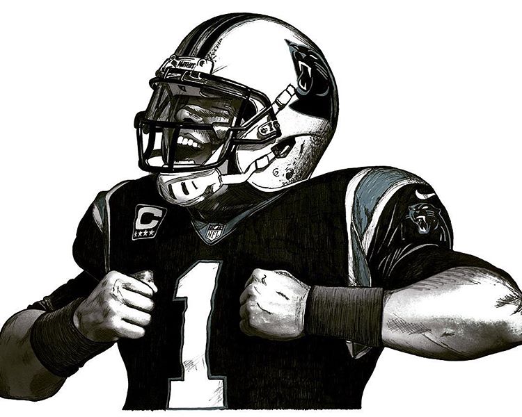 750x600 Images Tagged With - Cam Newton Sketch