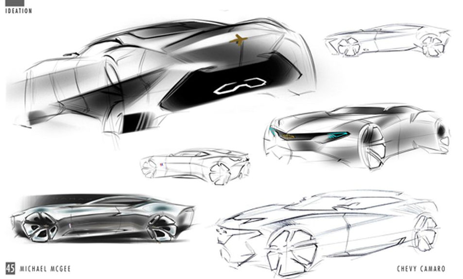953x575 Next Generation Chevrolet Camaro Sketch - Camaro Sketch