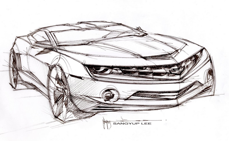 735x453 Sangyup Lee Camaro - Camaro Sketch