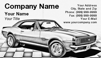 350x200 Template At92974 98 Auto 67 Camaro Sketch With Checkerboard.tif - Camaro Sketch