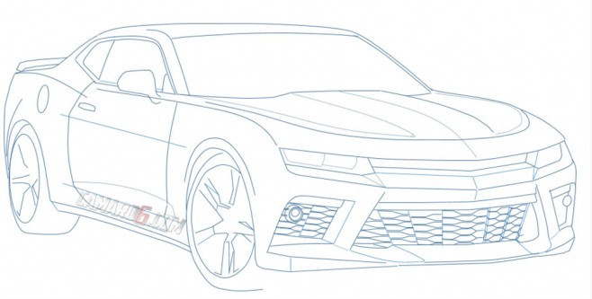 Camaro Sketch at PaintingValley.com | Explore collection of Camaro Sketch