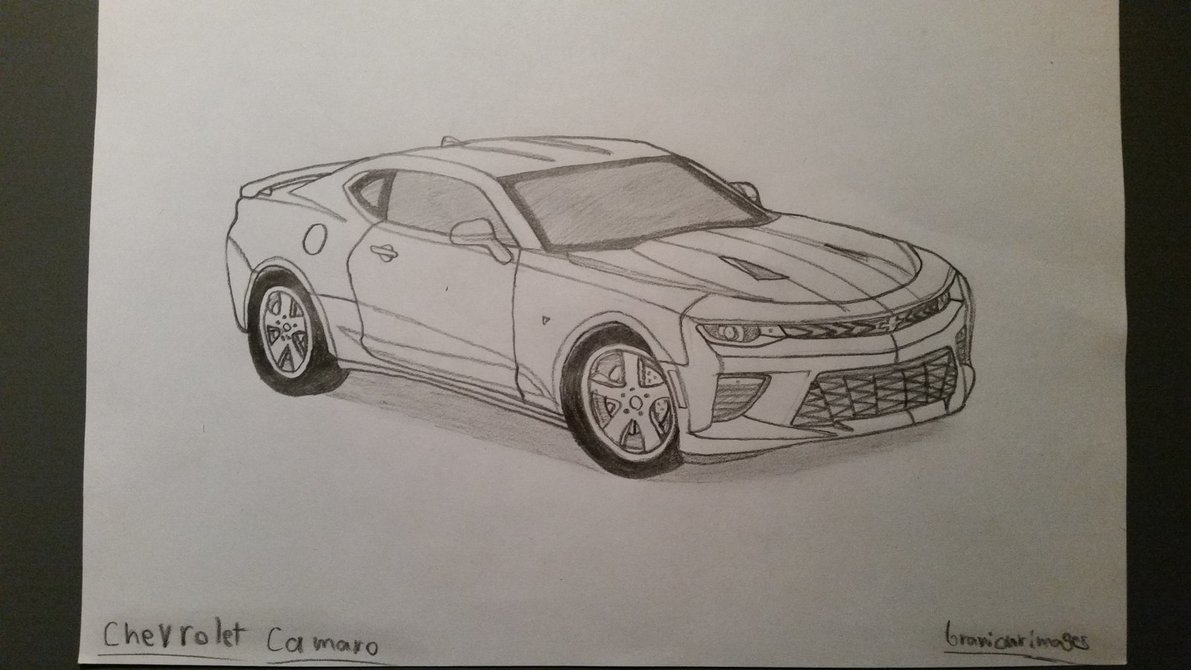 Camaro Ss Sketch at PaintingValley.com | Explore collection of Camaro ...