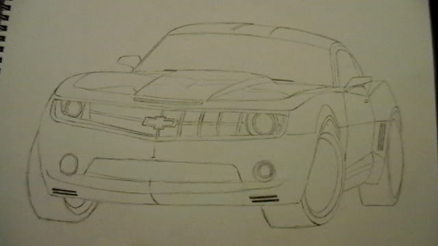 640x360 Just A Few Sketches - Camaro Ss Sketch