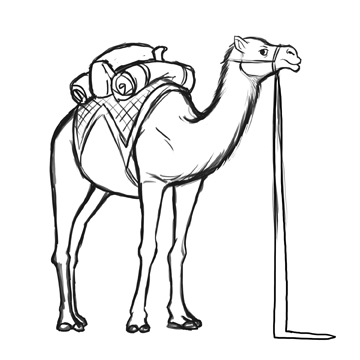 360x360 Daily Doodles Camel Sketch Normgrock - Camel Sketch Images