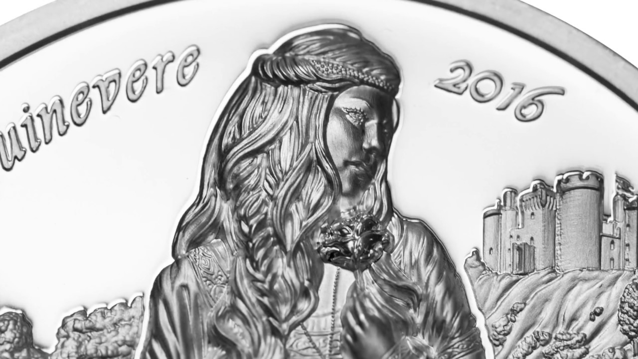 1280x720 Choice Mint Guinevere Coin Camelot Series - Camelot Sketch