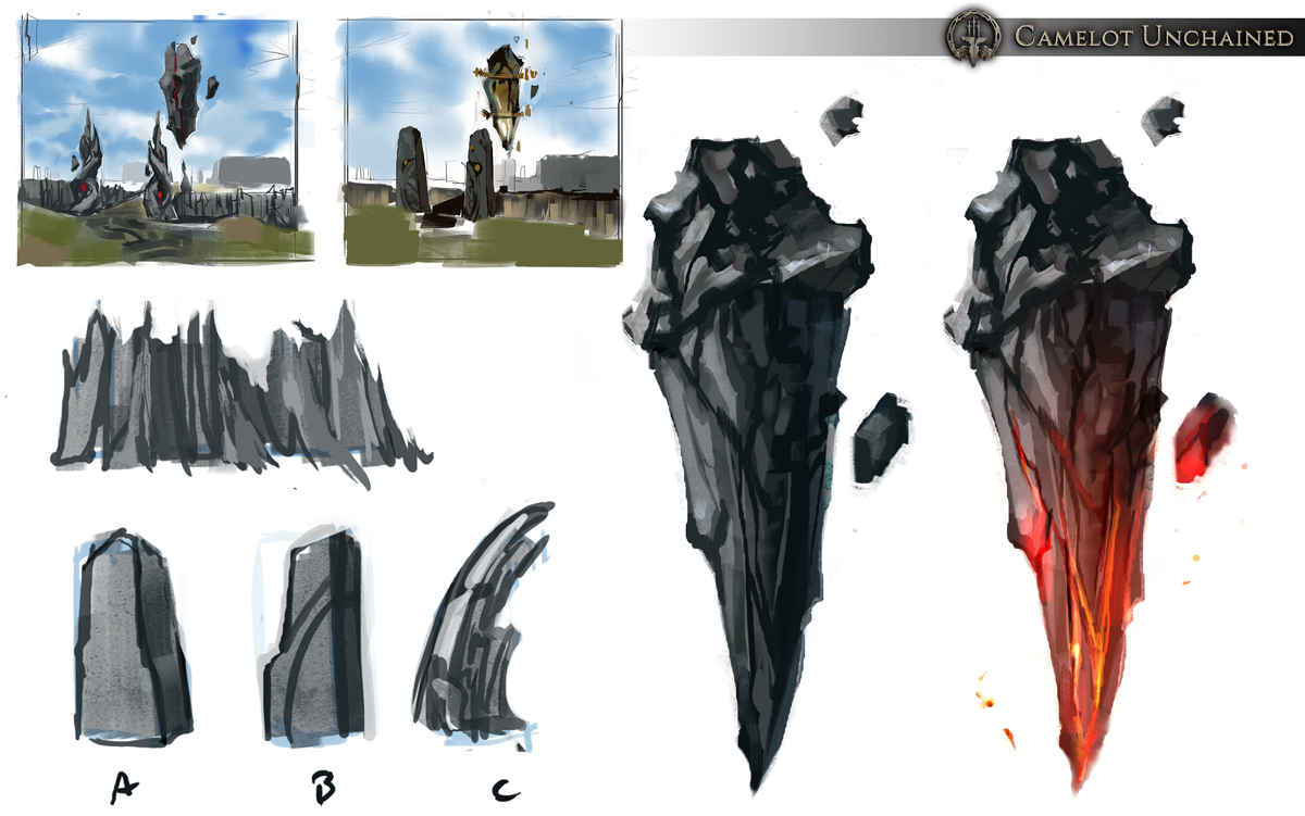 1200x751 Concept Art Camelot Unchained - Camelot Sketch