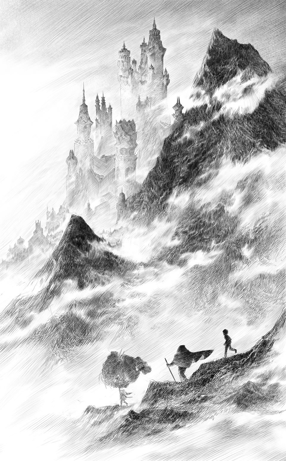 961x1547 Ian Greenlee Illustration The Camelot Kids Sketches - Camelot Sketch