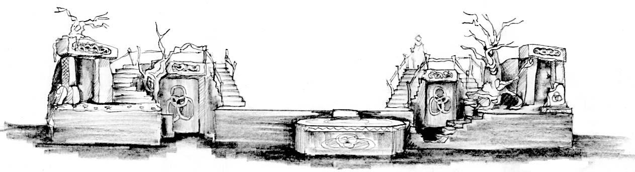 1263x343 Quest For Camelot Tour - Camelot Sketch