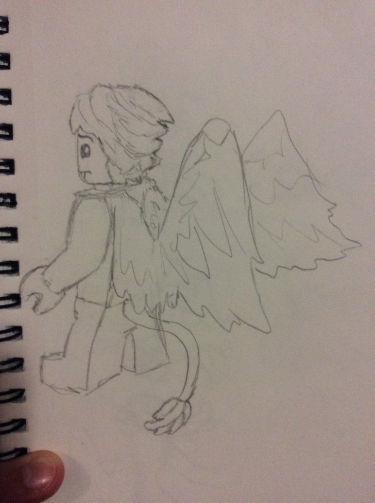 772x1034 Hybrid Lloyd Cameo First Sketch By Blazeraptorgirl - Cameo Sketch