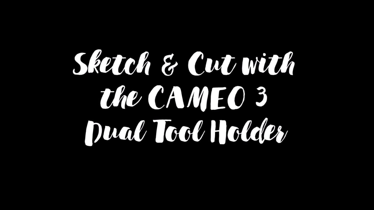 1280x720 Sketch Amp Cut With The Cameo 3 Dual Tool Holder On Vimeo - Cameo Sketch