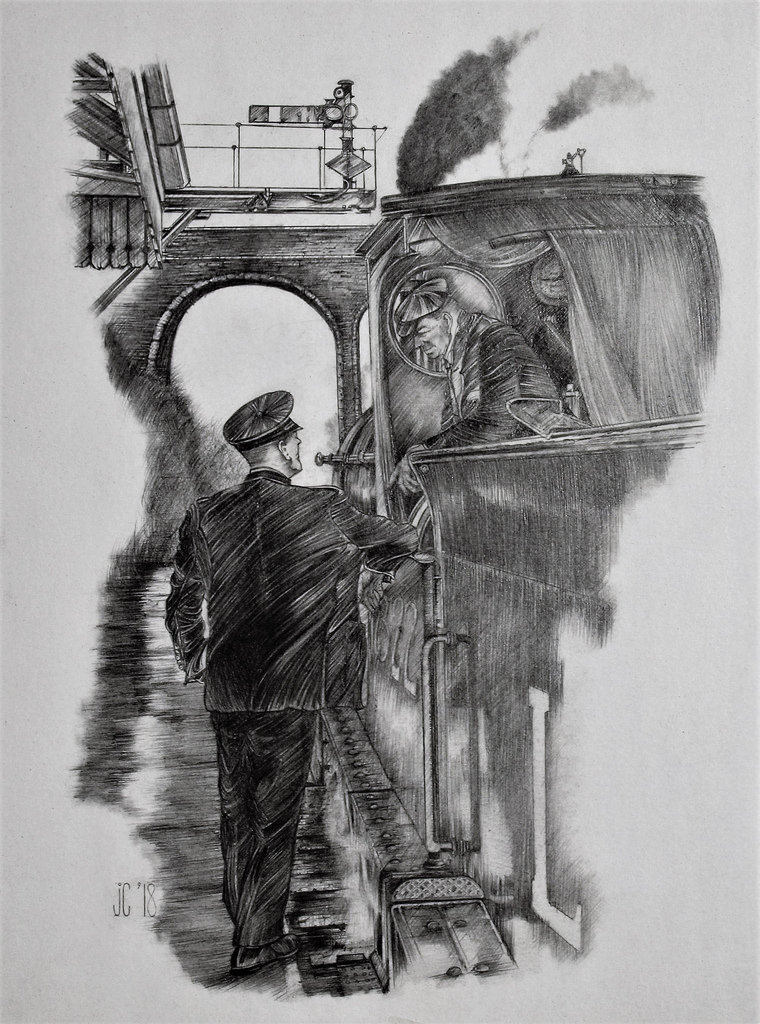 760x1024 Catching Up, Pencil Sketch. Olympus Digital Camera - Camera Pencil Sketch