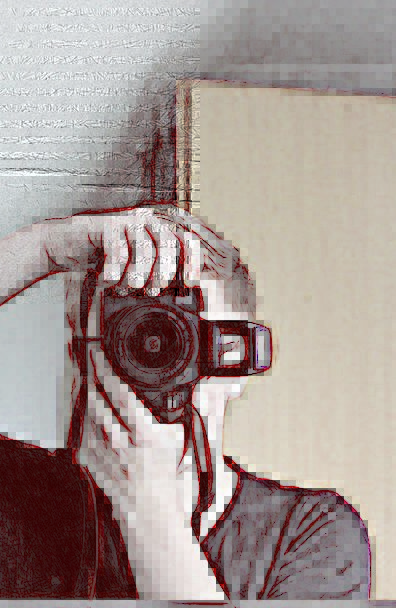 396x608 Photographer, Paparazzo, Sketch, Photo, Photograph, Drawing, Hands - Camera Pencil Sketch