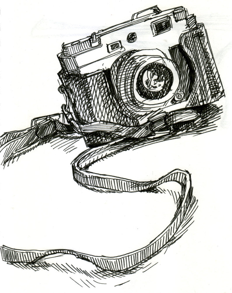 795x1004 Camera Sketch By Lesliep21 - Camera Sketch