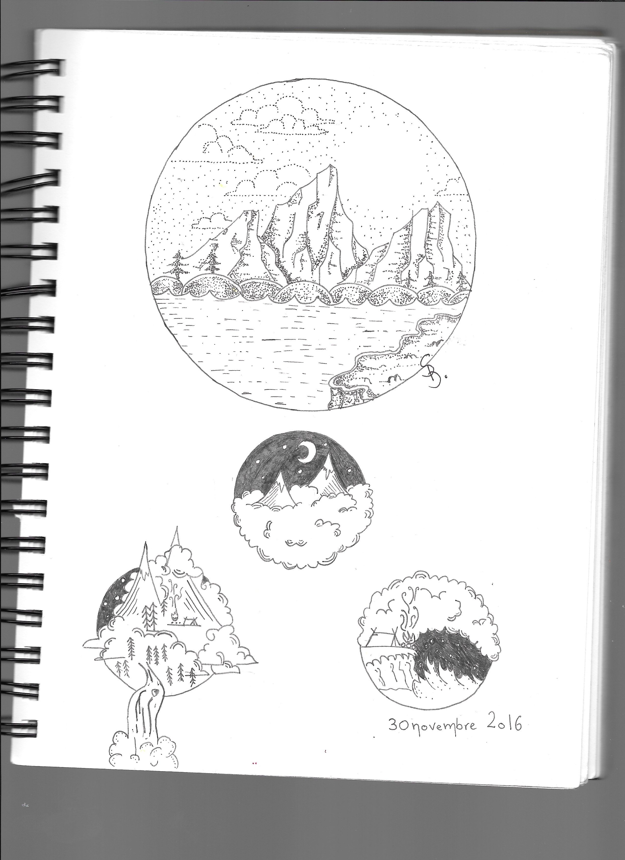 2550x3507 Draw Drawing Mountain Camping Sketch Art Pen Pencil Easy A R T - Camping Sketch