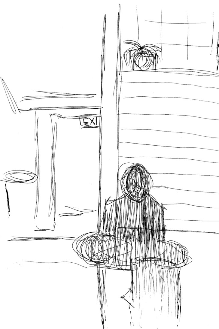 729x1096 Campus Sketch By Sarahmandabach - Campus Sketch