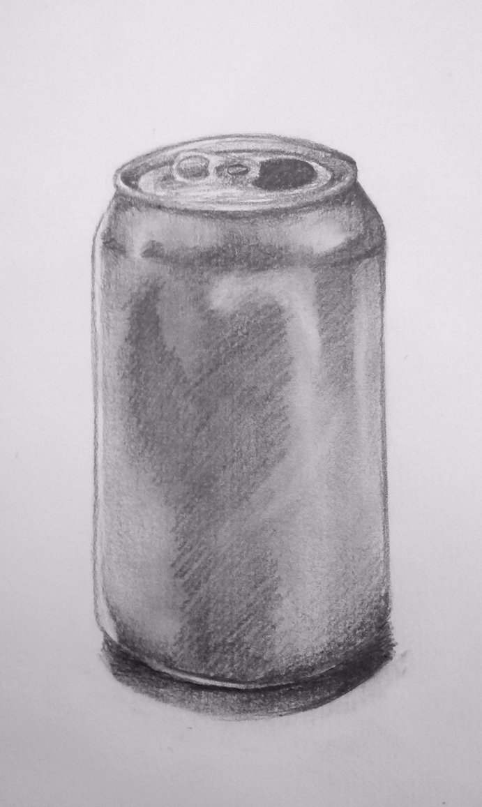 691x1157 Soda Can Sketch By Corluporum - Can Sketch
