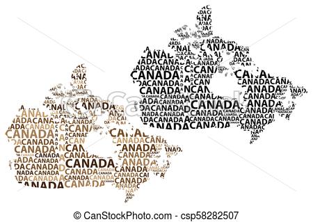450x319 Canada Map. Sketch Canada Letter Text Map, Canada - Canada Map Sketch