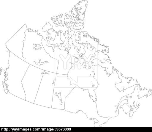 Canada Map Sketch at PaintingValley.com | Explore collection of Canada ...