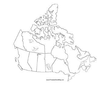 Canada Map Sketch at PaintingValley.com | Explore collection of Canada ...