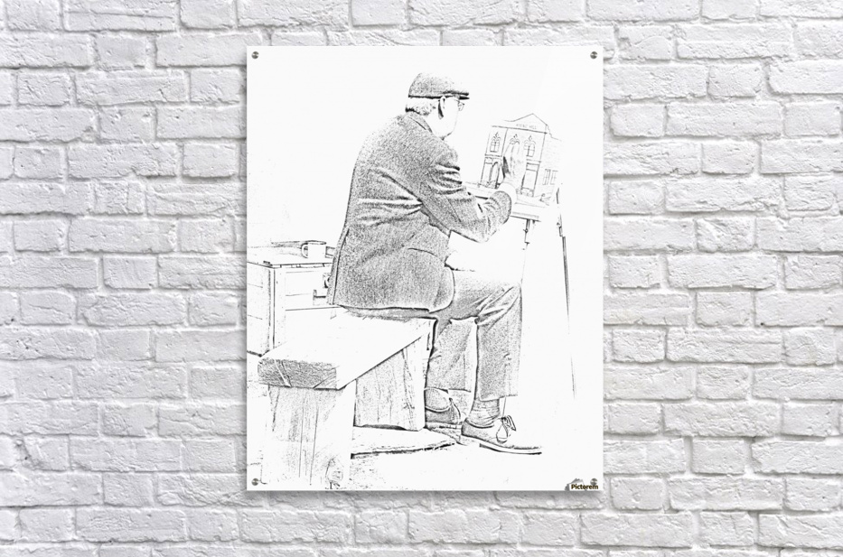 933x617 Sketch Of Old Man Painting Alberta, Canada - Canada Sketch