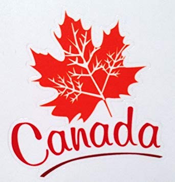 342x355 Travel To Canada Maple Leaf Sticker Seal - Canadian Maple Leaf Sketch
